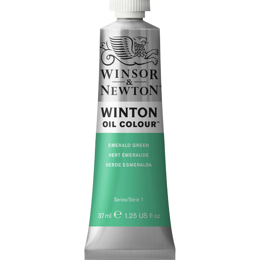 Tinta Oleo Winton Winsor & Newton EMERALD GREEN 1414241 Bisnaga de 37ml