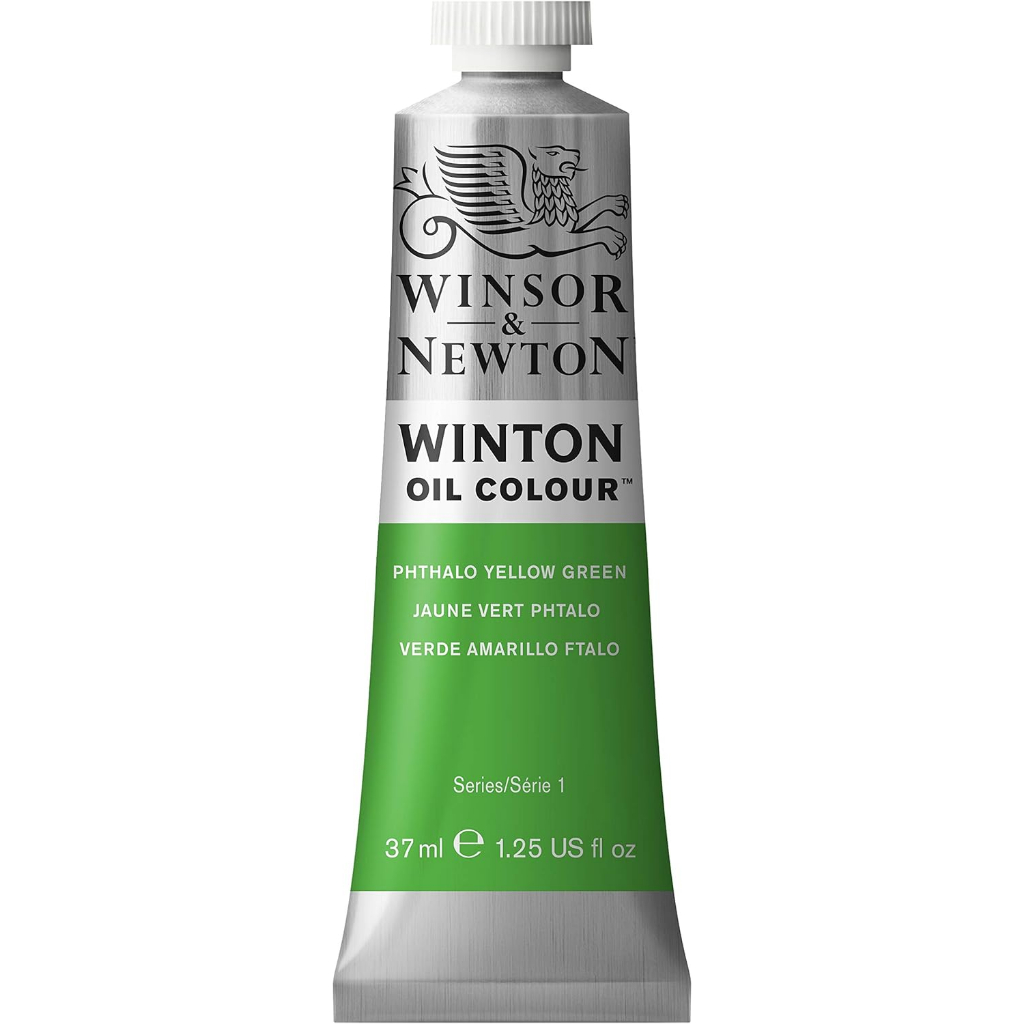 Tinta Oleo Winton Winsor & Newton PHTHALO YELLOW GREEN 1414403 Bisnaga de 37ml