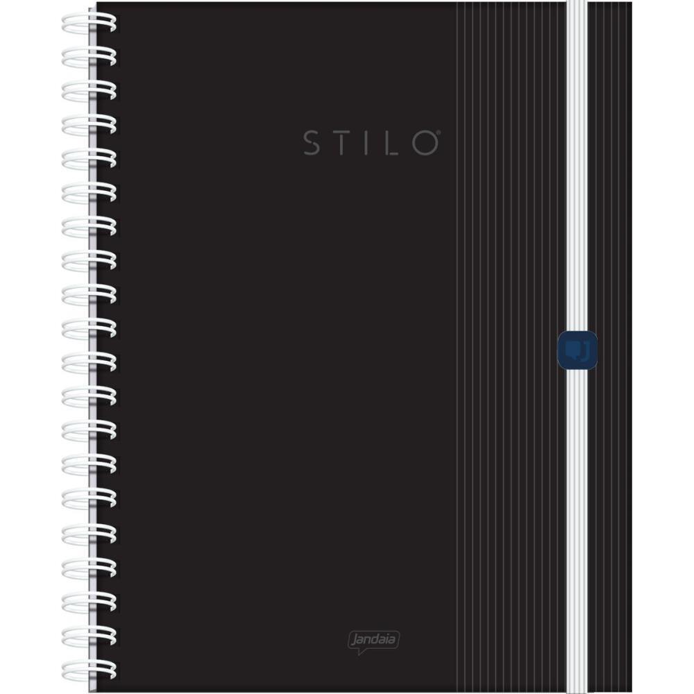 Caderno 01X1 Capa Dura Stilo Neo PT. 80FLS.