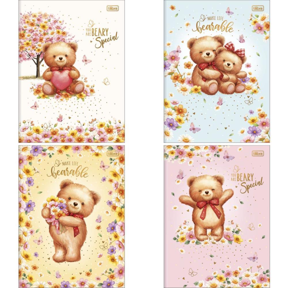 Caderno Brochurao Capa Dura Love Bears 80FLS PCT.C/05