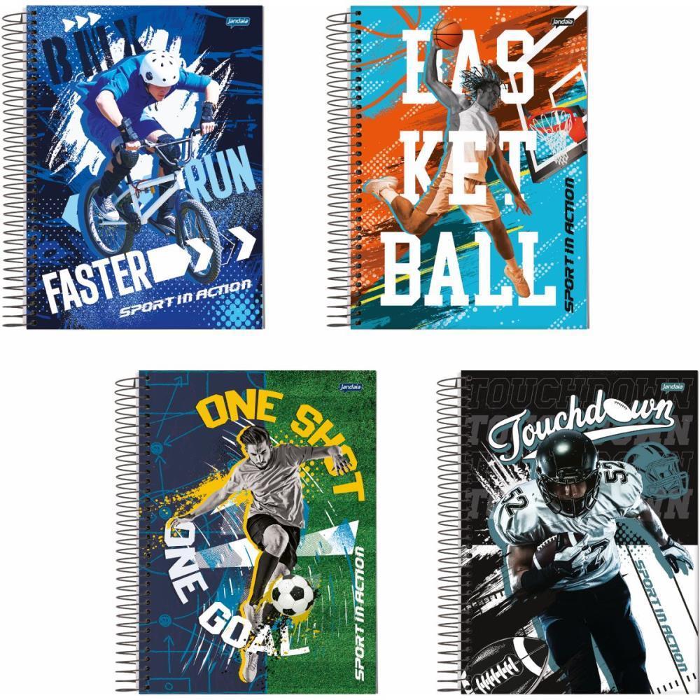 Caderno 01X1 Capa Dura 2021 SPORT 80FLS.