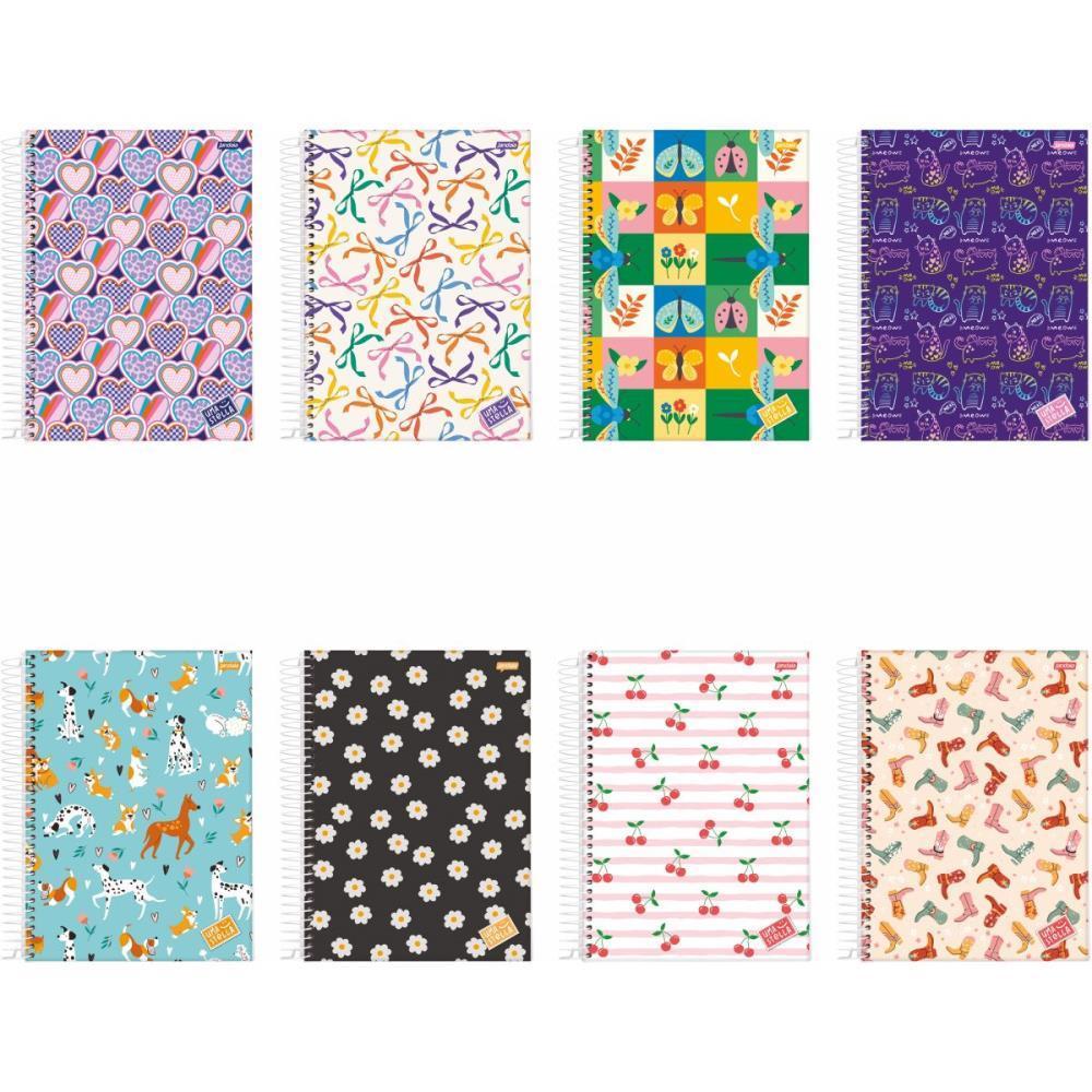 Caderno 01X1 Capa Dura 2021 Stella 80FLS.