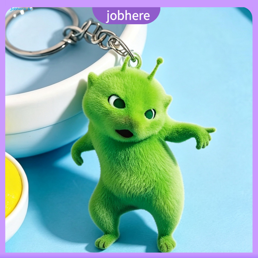 Acrylic Keychain Funny Green Kitten 4pcs Cute Cat Set Key Rings Personalized Pendant for Bag Backpack Gifts for Friends