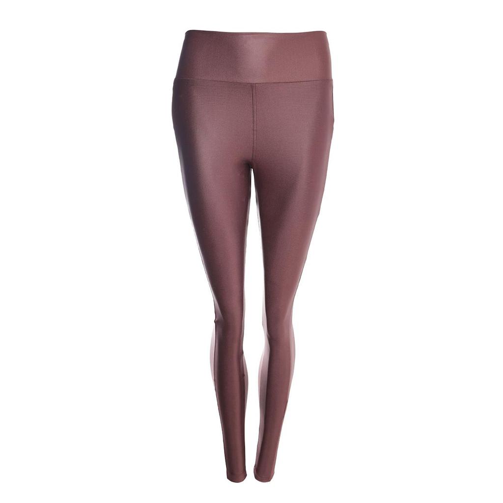Calça Cirrê Recorte Lateral Vels Feminina MARROM