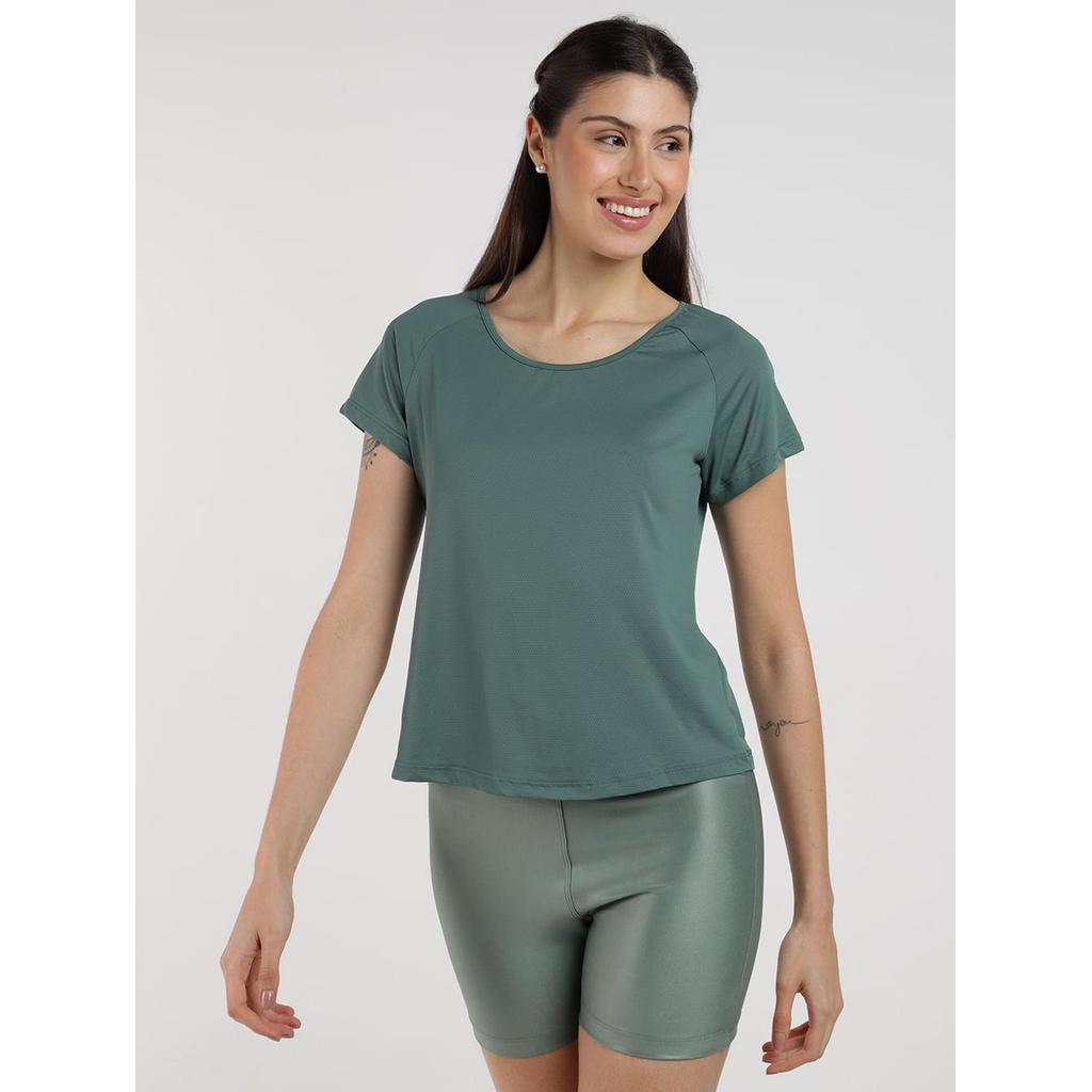Blusa Raglan Active Dry Vels Feminina VERDE