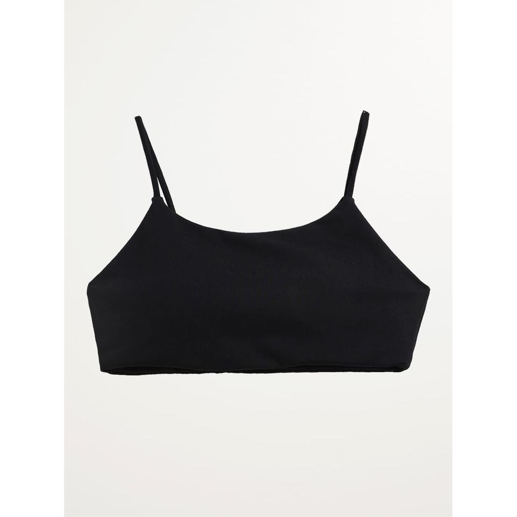 Top Fitness Poliamida Alças Finas Vels Feminino PRETO