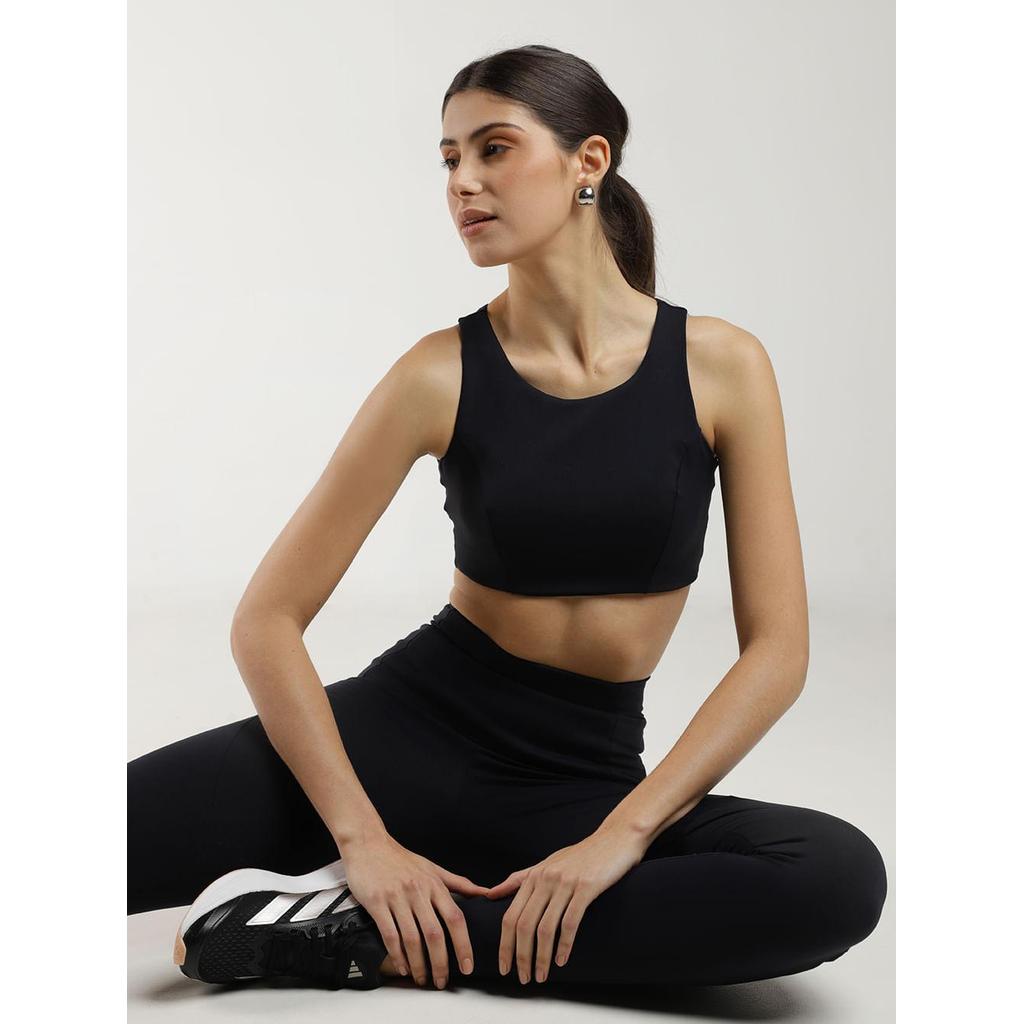 Top Fitness Poliamida Cut Out Vels Feminino PRETO