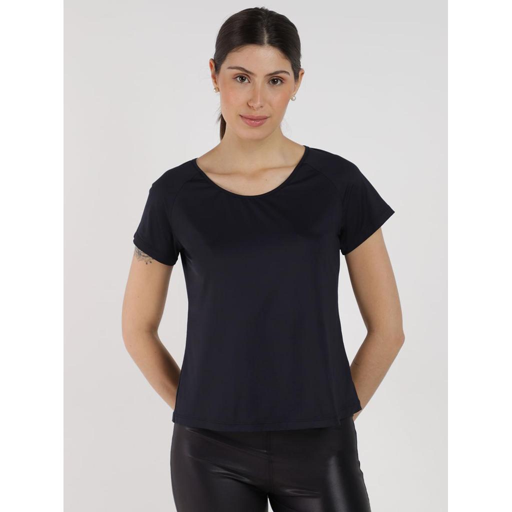 Blusa Raglan Active Dry Vels Feminina PRETO