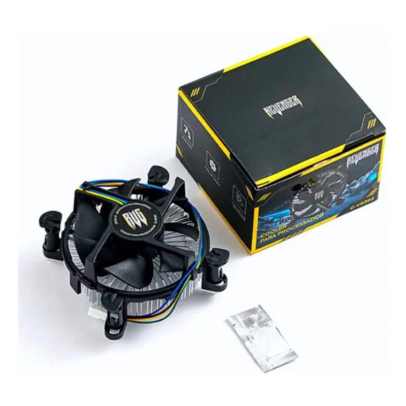 Cooler Silencioso Para Cpu Intel Lga 775 1155 1151 1150 1200