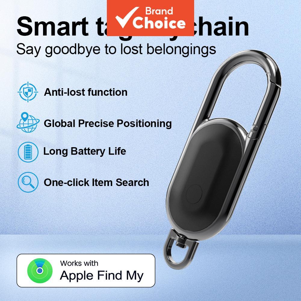 Chaveiro inteligente compatível com o aplicativo iOS Find My para rastreamento GPS anti-perda de localização para pets,
