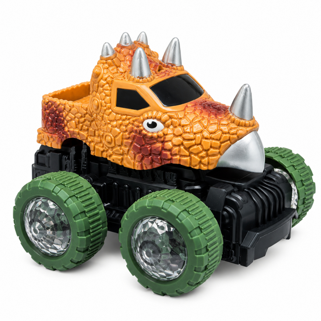 Carrinho Monster Dinossauro Triceratops Infantil – Carro de Brinquedo Aventura !!!