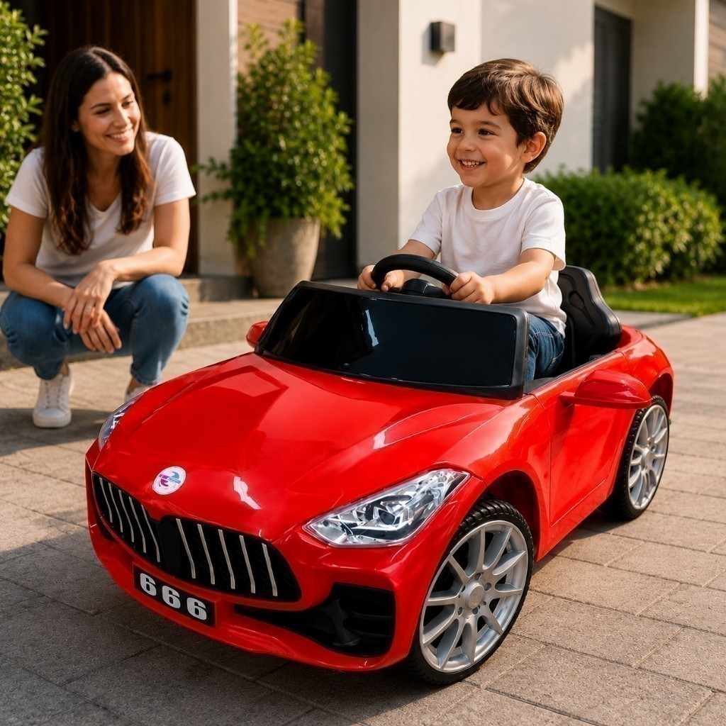 Carrinho Elétrico Infantil Carro Passeio Mini Esportivo Criança Veículo Motorizado Dirigir