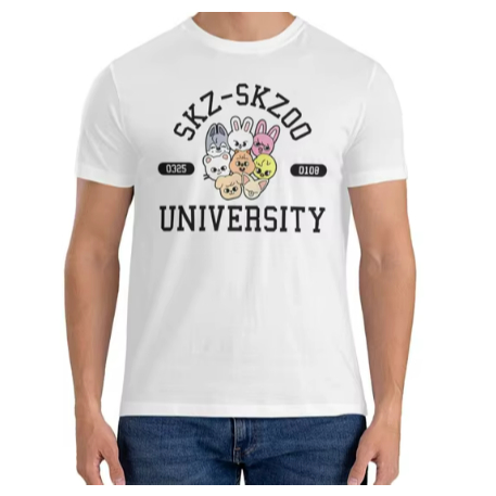 Camiseta Camisa Blusa Algodão Unissex Trend Kpop Stylish Singer Men Women Cartoon Cute Animals