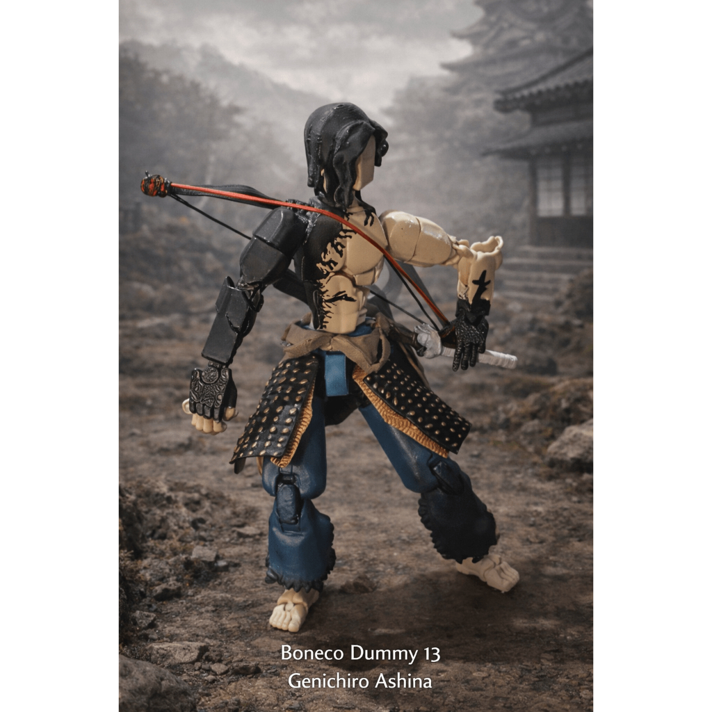 Boneco Dummy 13 Genichiro Ashina Brinquedo Articulado Sekiro: Shadows Die Twice Entregue Montado