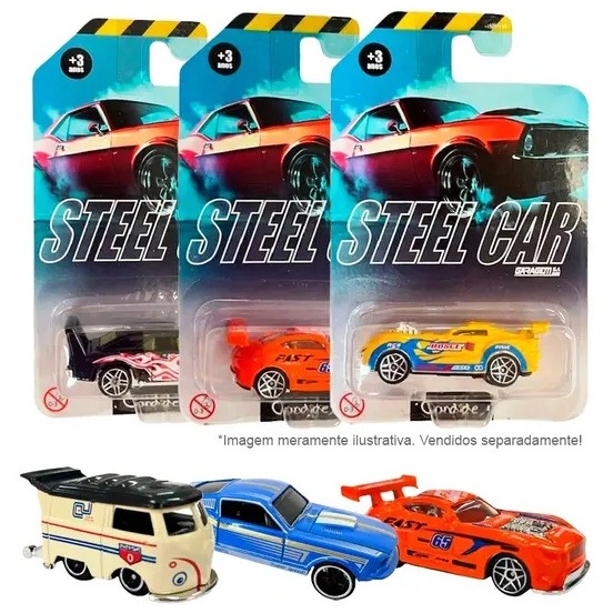 Mini Carrinho Die Cast Garagem S.A. 1:58 Candide | Modelo Sortido | Colecionáveis e Brinquedos
