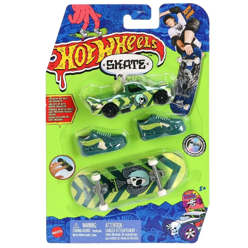 Hot Wheels Skate com Tênis e Veículo Die-Cast - Mattel ENVIO IMEDIATO