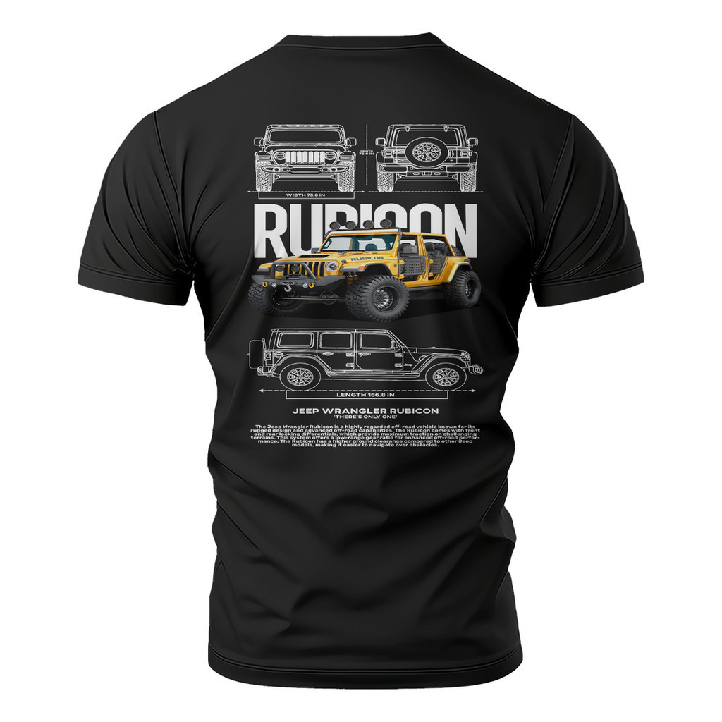 Camiseta Camisa Off Road 4x4 Jeep Wrangler Rubicon Ref: 357