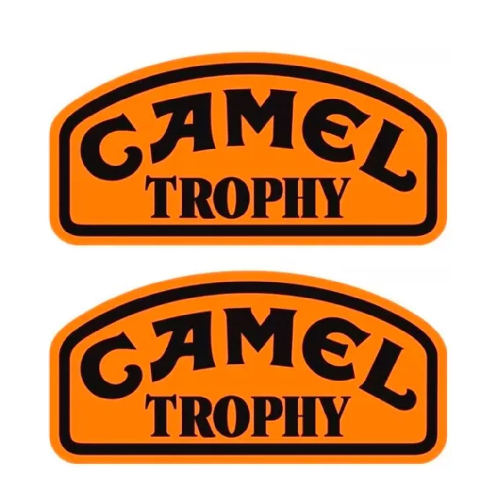 2 Adesivos Camel Trophy Rally Off Road Dakar 4x4 - Pequeno