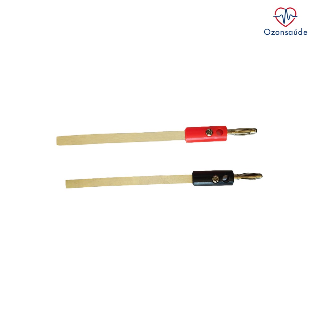 Eletrodo de Prata Pura 1000 Com Conector Para Gerador de Prata Coloidal - 2 Un