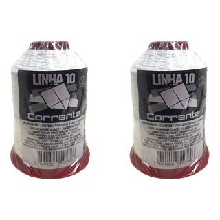 Linha De Pipa Corrente Pura 914 Mts 1000 Jardas - 2 Unidades