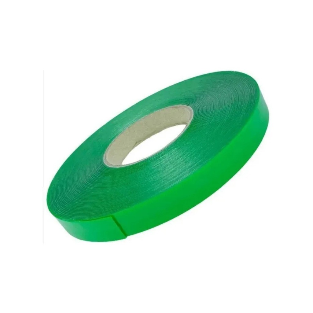 Fita Dupla Face Massa Acrílica 19mm X 20m 0,7mm Verde