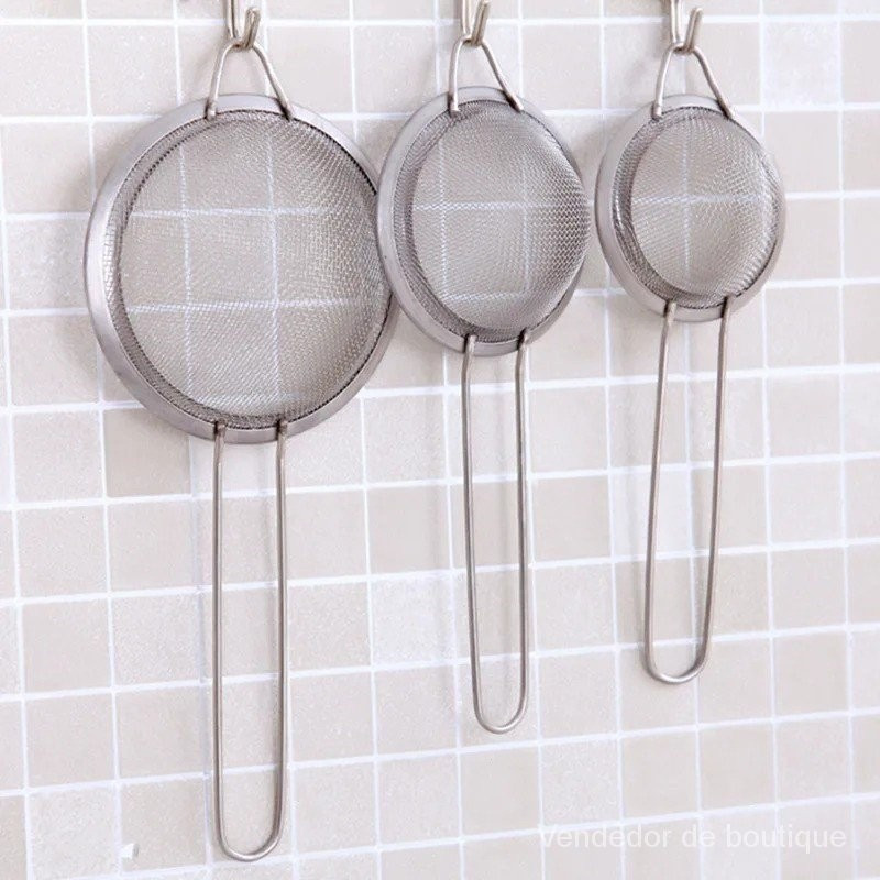 Conjunto De Corda De Malha De Gancho E Laço De Aço Inoxidável Sólido De 3 Peças Para Ferramentas De Suco De Cozinha