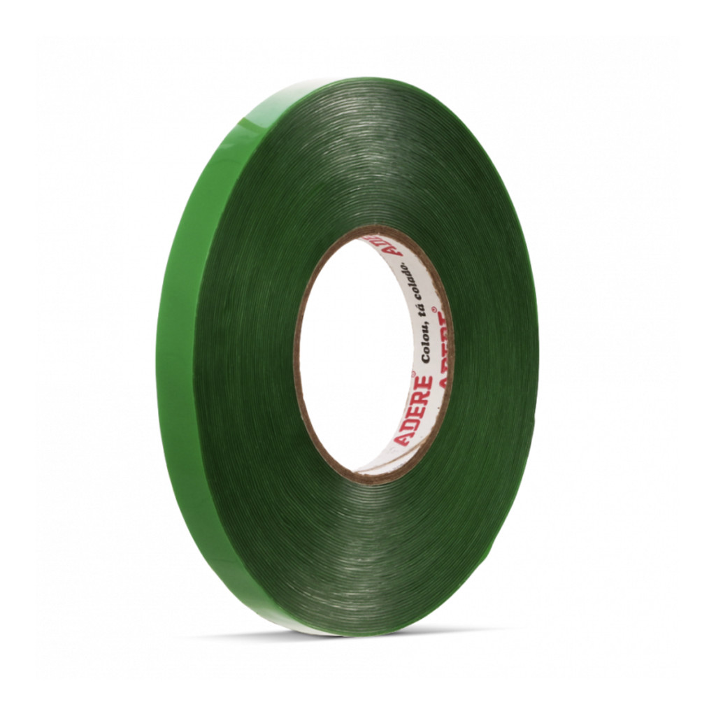 Fita Dupla Face Massa Acrílica Adere Extra Forte 9mm x 20m