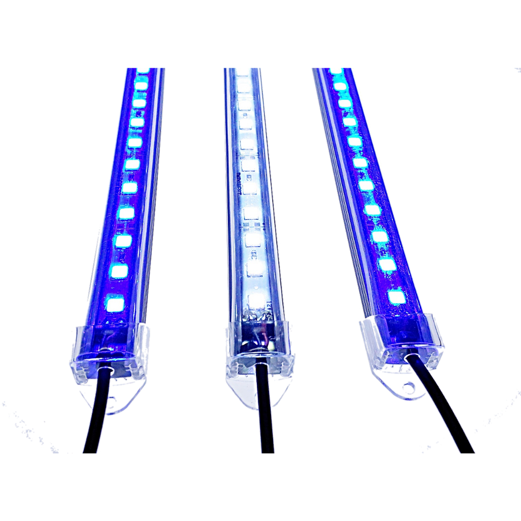 Luminária Led Aquanano 60cm c/3 barras com fonte para Aquários Doce ou Marinho