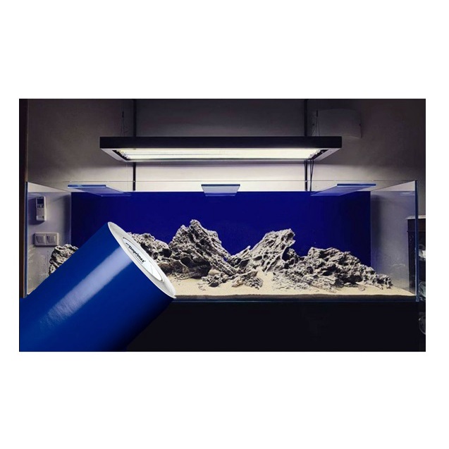 Adesivo Para Aquário Azul Marinho 2,5m x 60cm Vinil