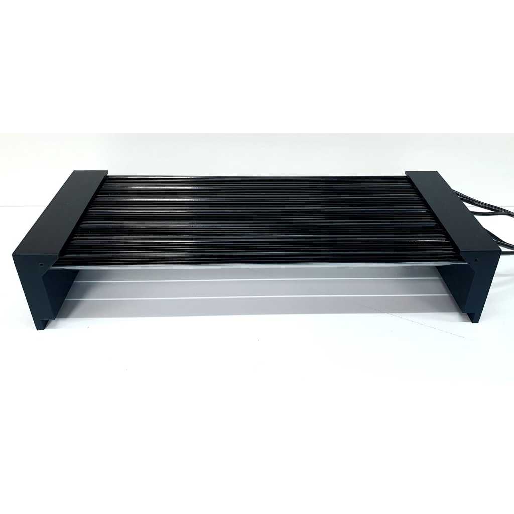 Luminária Aquanano Completa Preta Total 60cm c/6 barras c/fonte e dimmer manual p/ aquário marinho ( 4az 2 bco)