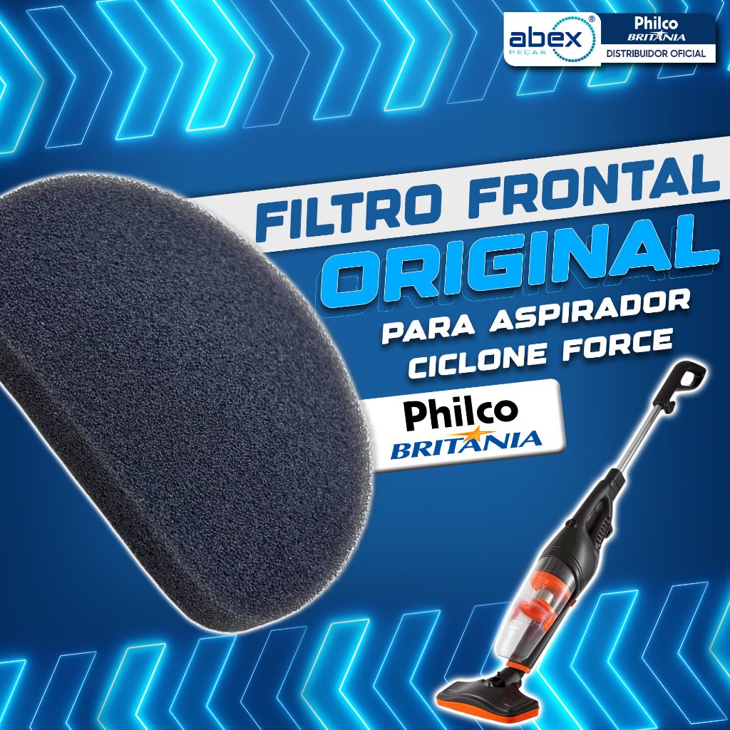 Filtro Frontal Aspirador De Pó Philco Ciclone Force PAS06 Original