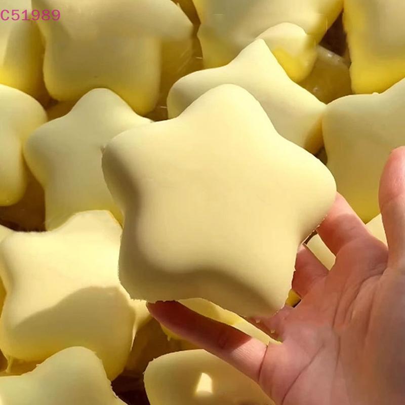 [kaan] Kawaii Amarelo Leite Aroma Estrela Pitada Brinquedos De Liberação De Estresse Recuperação Lenta Bonito Dpressão L