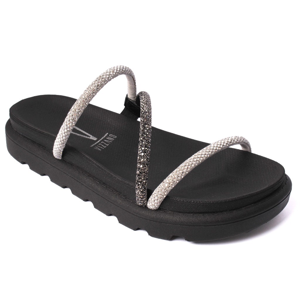 Sandália Papete Vizzano Birken Confortável Lançamento Verão Preto