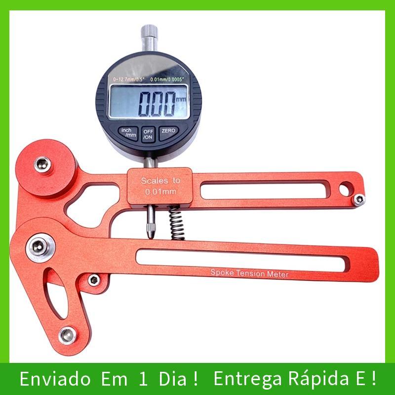 - joyce Medidor De Tensão De Raio De Bicicleta Digital Ferramenta De Ajuste De Aro De Roda