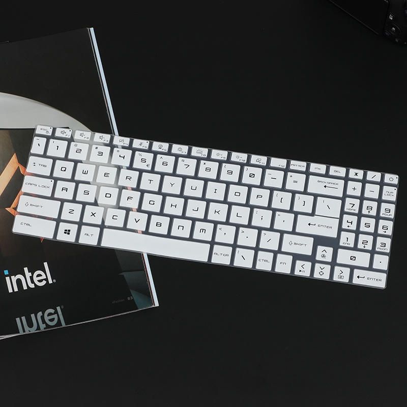 Capa De Silicone Para Teclado De Jogos , Protetor Laptop MSI Moderno 15 B5M B5M-001X Bravo 15 B5d-250TW GL66 GL66 GF76 G