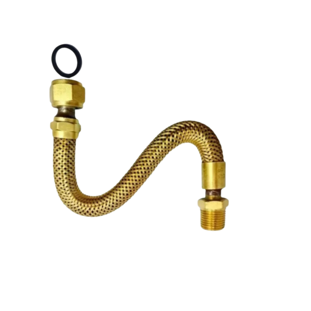 mangueira Gás encanado 40cm Fogão Aquecedor em cobre Gas Gn