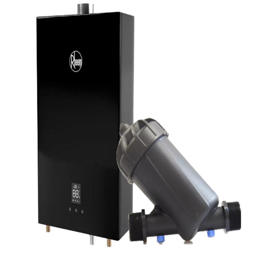 Kit Aquecedor A Gas Digital Wifi 20L Glp/GN + Filtro de Agua