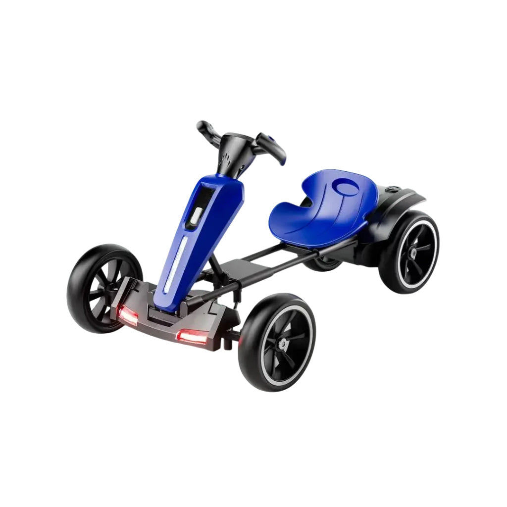 12V Electric Kids Pedal Go Kart, Folder Go Kart, Outdoor Ride On Toy With Adjustable Seat, 4 Non-Slip EVA Wheels For ...