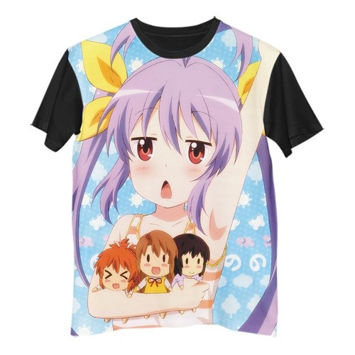 Camisa Camiseta Anime Non Non Biyori Chibi Personagens G1073