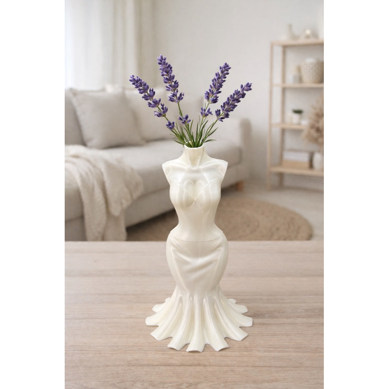 Decoração Silhueta Mulher 14 cm | Vestido de Noiva Corpo Feminino Manequim