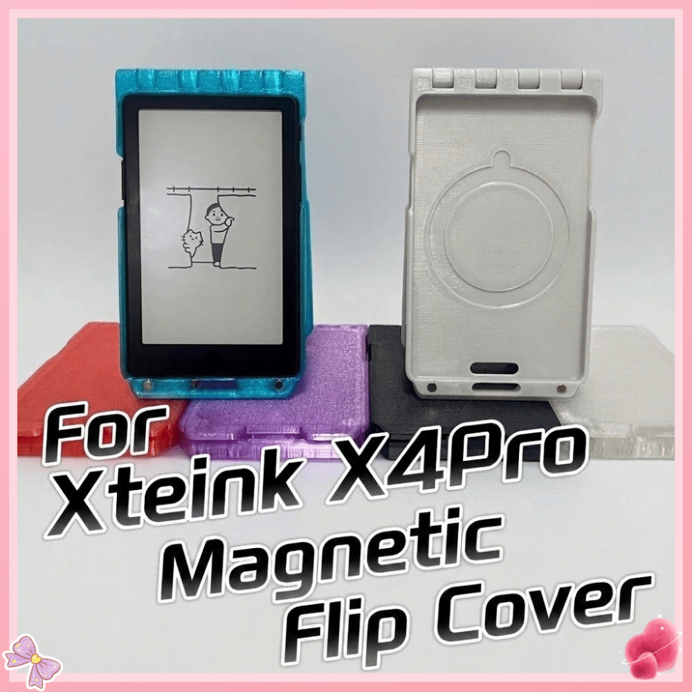Capa Protetora , Leitor Eletrônico Anti-Riscos Flip-top , Portátil Estilo Crachá Para XTEINK X4Pro