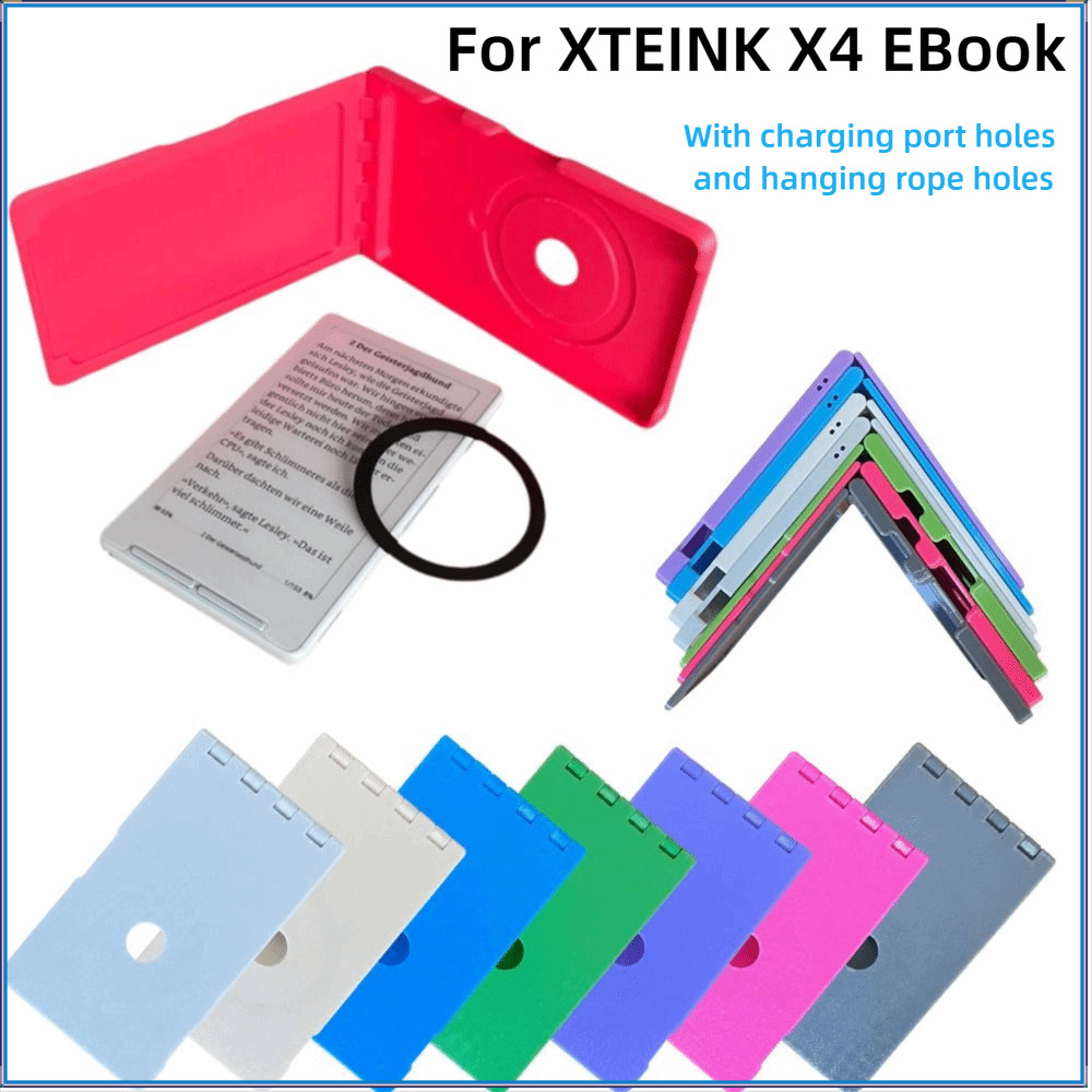 Capa Protetora FAYSHOW , Com Leitor De E-Book Flip-top Anel De Metal , À Prova De Choque Para XTEINK X4