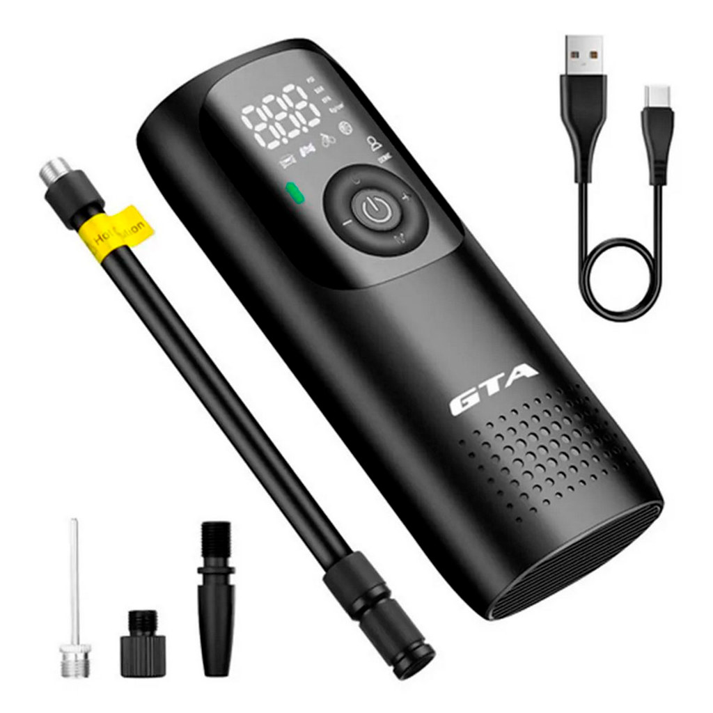 BOMBA DE AR ELÉTRICA SMART PLUS GTA 150PSI BATERIA 2000MAH S/FIO