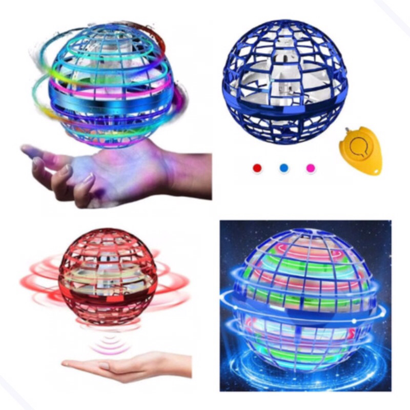 Bola De Magica Ufo FlyNova (Flutuante Smart) Colorida / Brinquedo Infantil / Bola de brinquedo com luzes Resistente