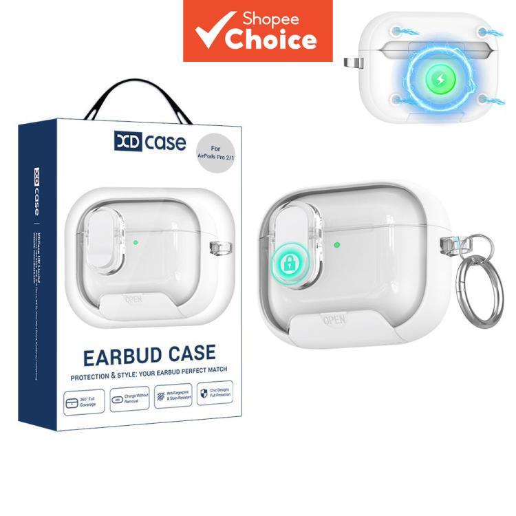 Capa Protetora Para Airpods Pro 2 1 Xdcase Starlink Series Fone De Ouvido Com Suporte E Trava De Segurança
