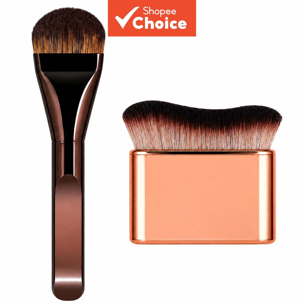Pincéis De Maquiagem Multifuncionais Ultrafinos , Base Autobronzeadora , Iluminador De Sombra Para Rosto E Corpo