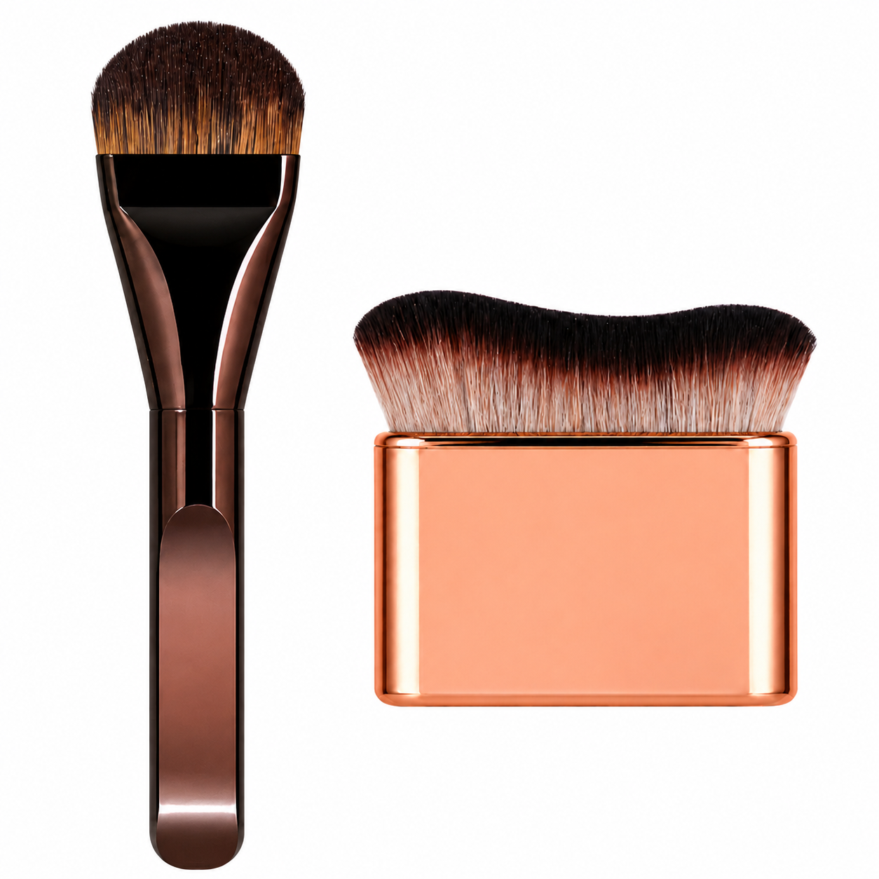 Pincéis De Maquiagem Multifuncionais Ultrafinos , Base Autobronzeadora , Iluminador De Sombra Para Rosto E Corpo