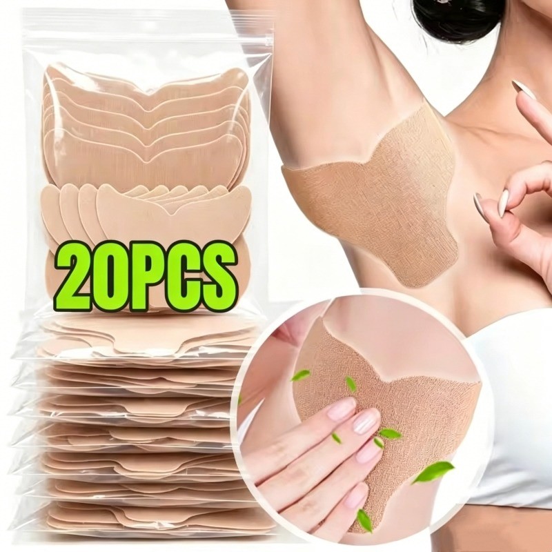 20-5 Unidades De Almofadas Descartáveis Para Suor Nas Axilas-Adesivo Invisível Absorção De-Ultrafino Respirável-Forros E