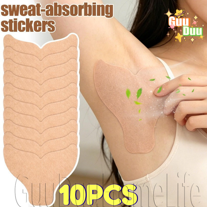 [GUUDUU] 3-10 Unidades De Adesivos Absorventes De Suor Nas Axilas-Ultrafinos , Respiráveis-Para Mulheres E Homens-Adesiv