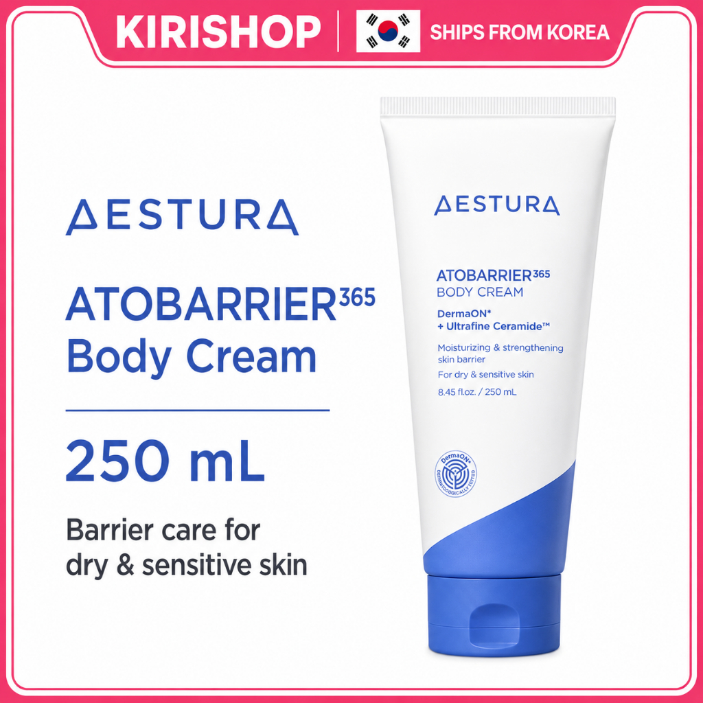 AESTURA ATOBARRIER365 Creme Corporal 250ml Ceramide Ultrafina Hidratante Barreira Cuidados Pele Sensível Seca Com A Core